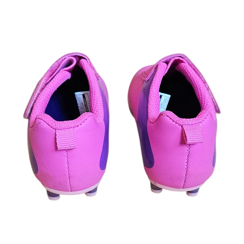 Carter's Girls Pink Purple Soccer Cleats Athletic Shoes Toddler Size 7
